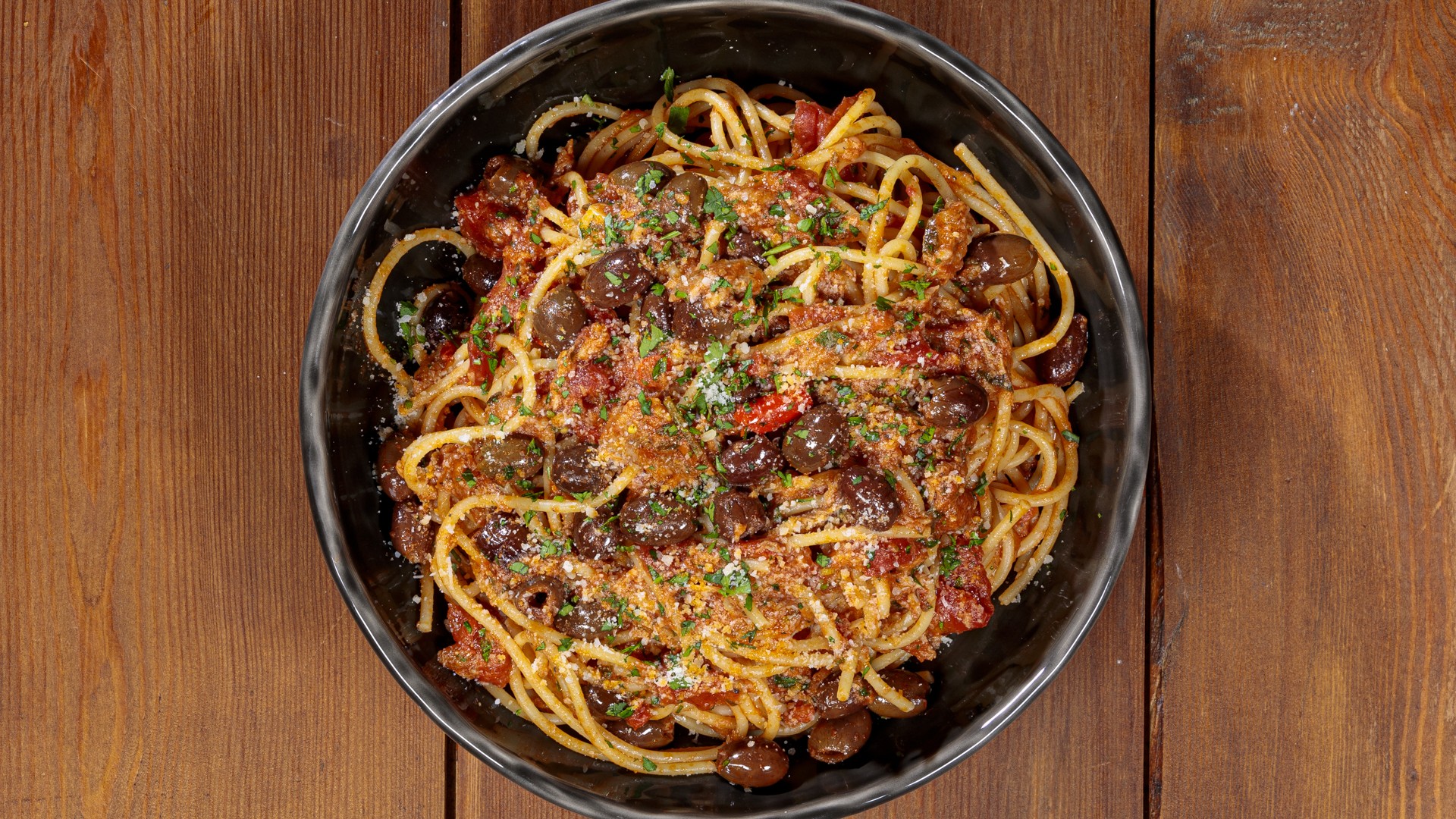 Spaghetti alle sarde e pecorino