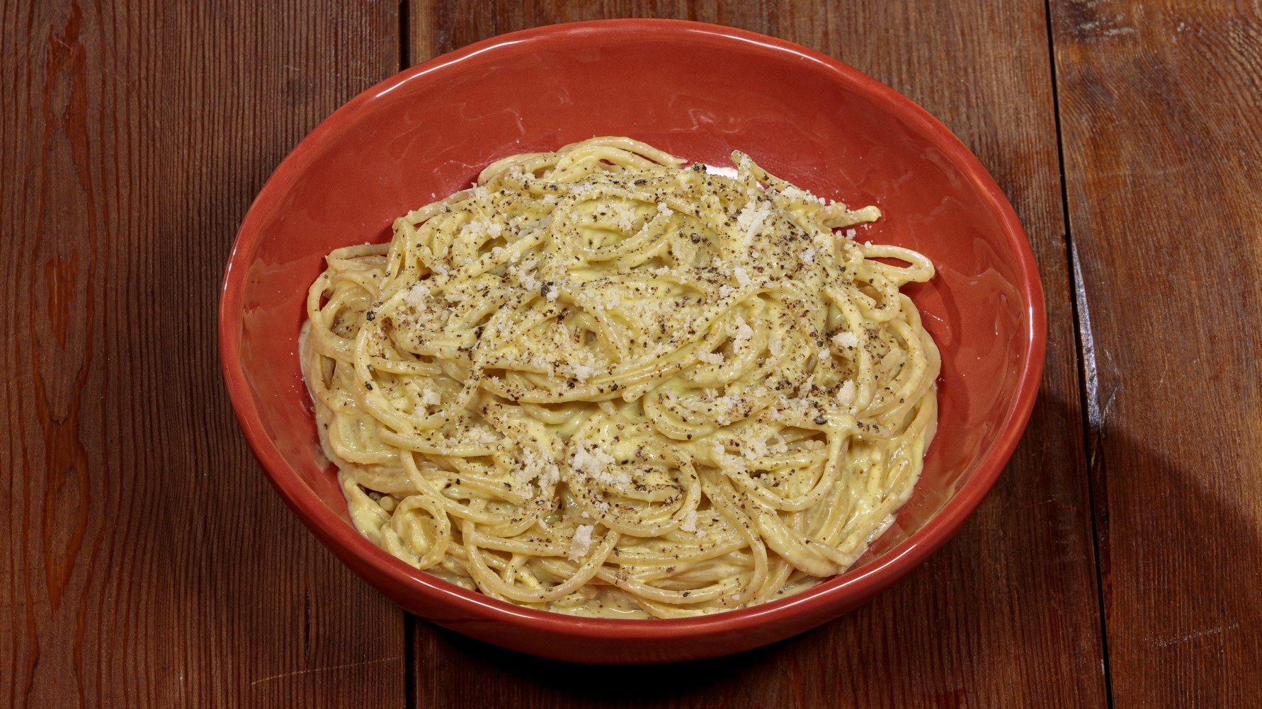 Spaghetti alla crema di porro