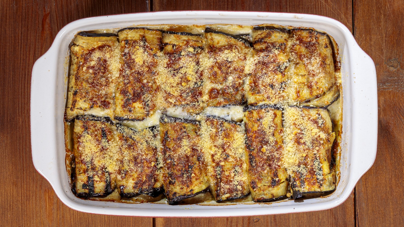 Involtini di melanzane grigliate