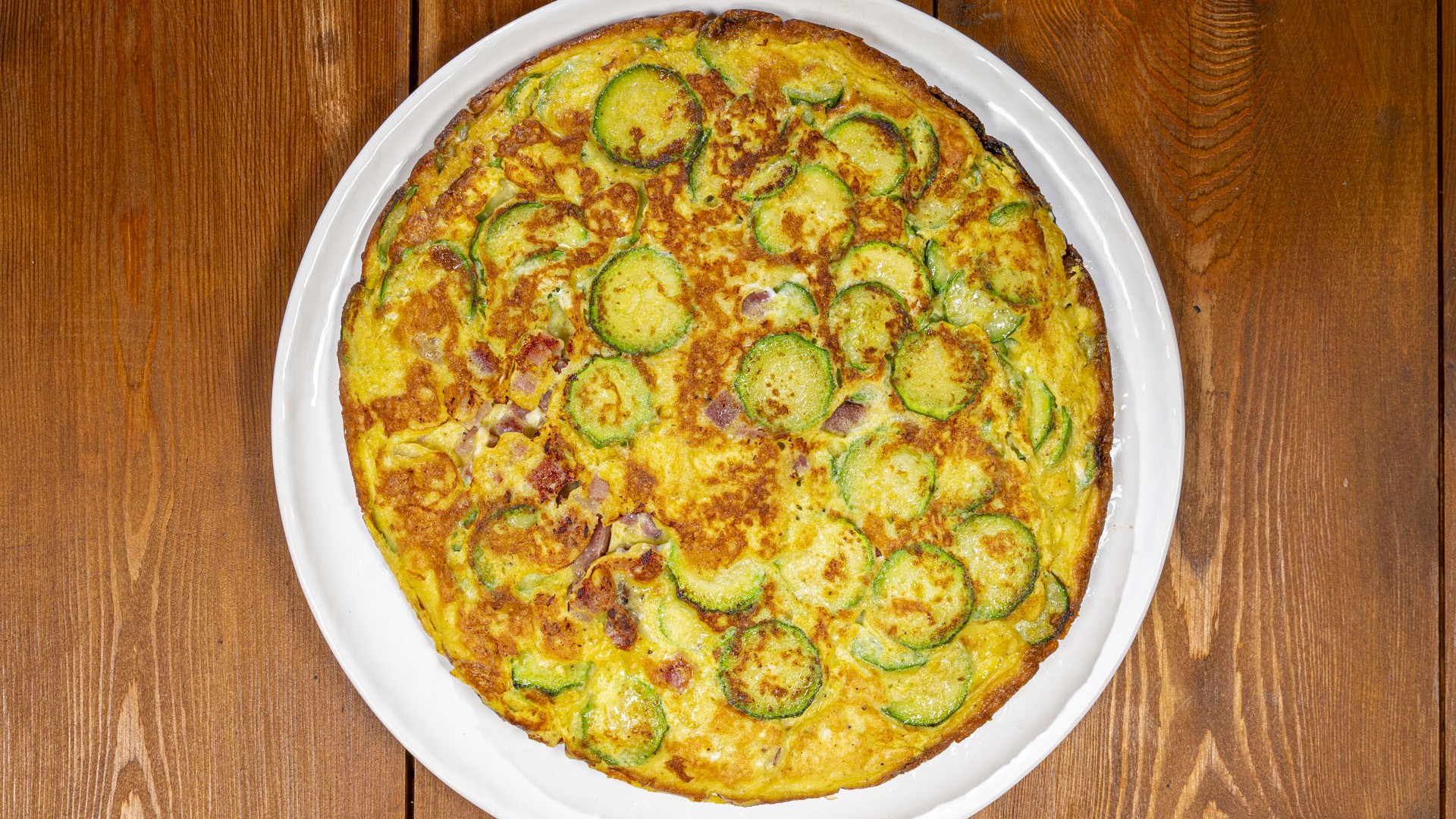 Frittata zucchine e speck